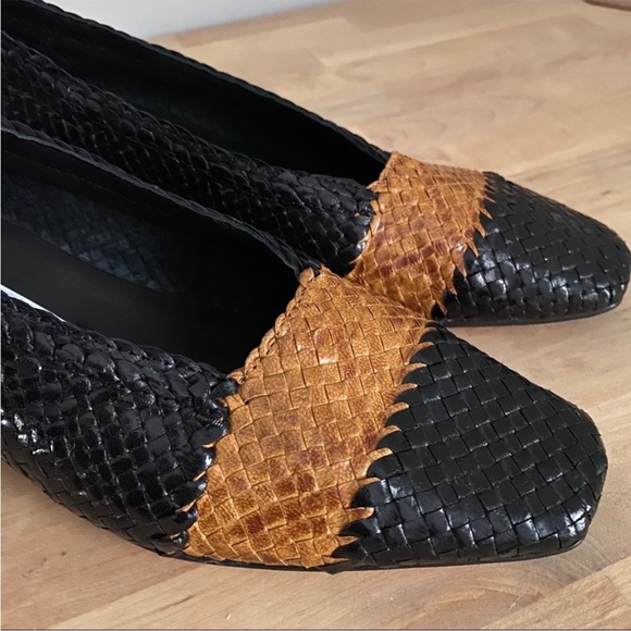 Miista Eivissa Black Woven Leather Shoes - Picture 5 of 7